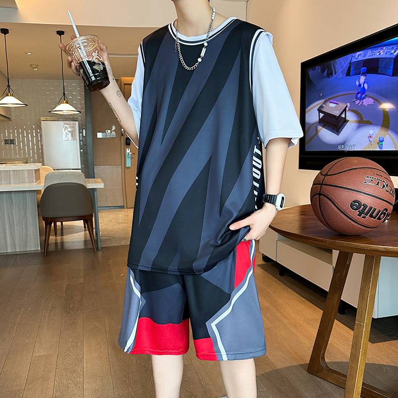 3004 black (top+shorts)